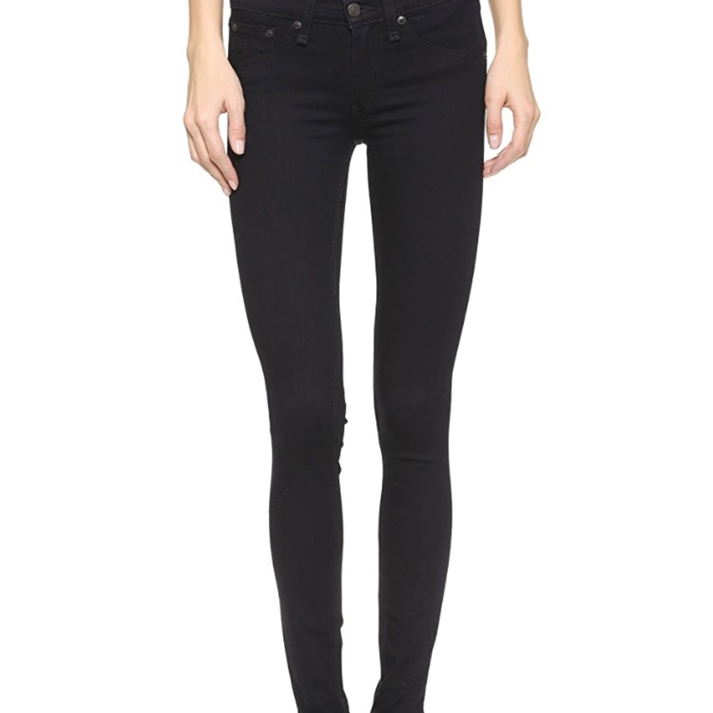 Size 28 Rag & Bone Black Skinny Jeans